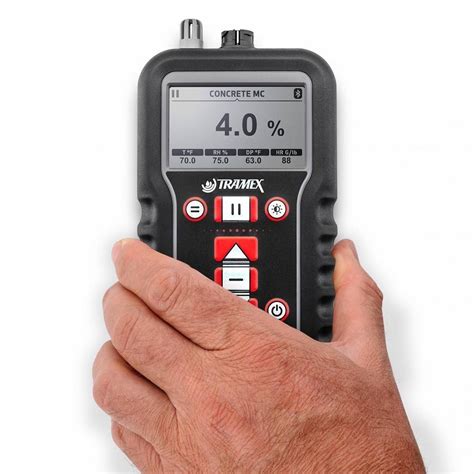 Portable Digital Chemical Moisture Meter commercial|tramex moisture meter for concrete.